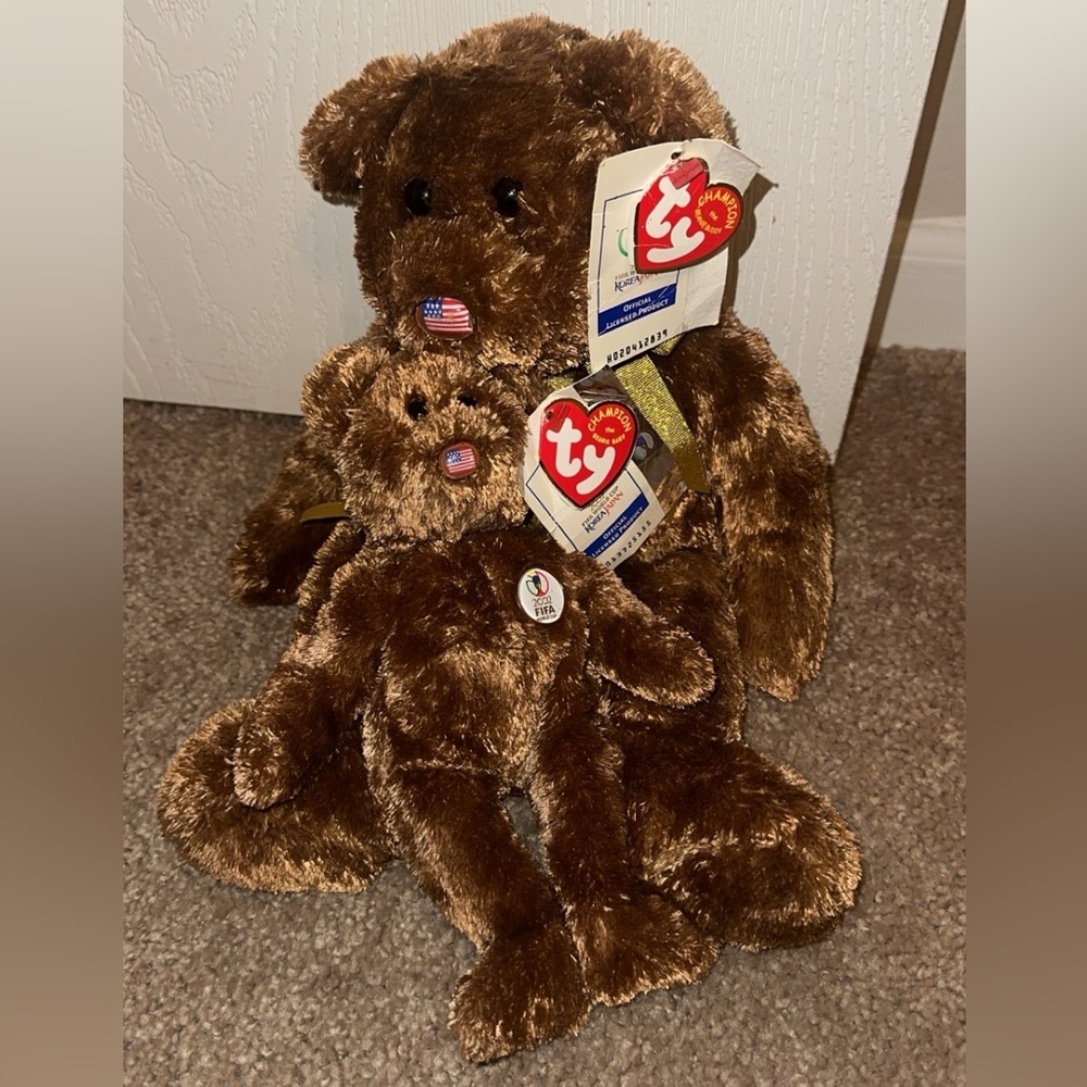 2002 FIFA World Cup Beanie Buddy & Beanie Baby